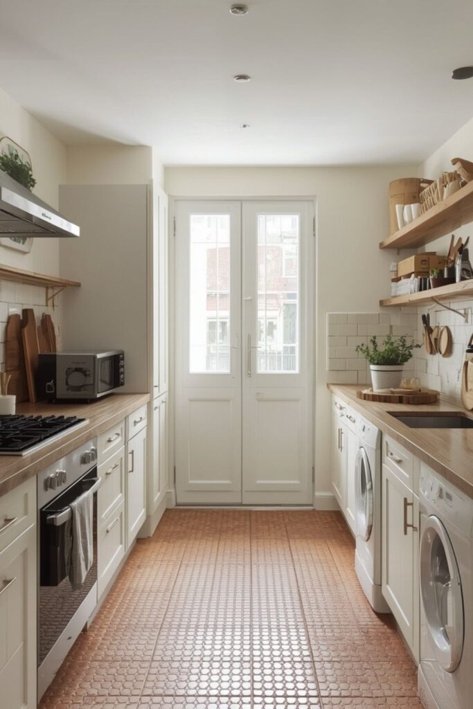 Small Terracotta Floor Tile Kitchen Ideas for Compact Spaces