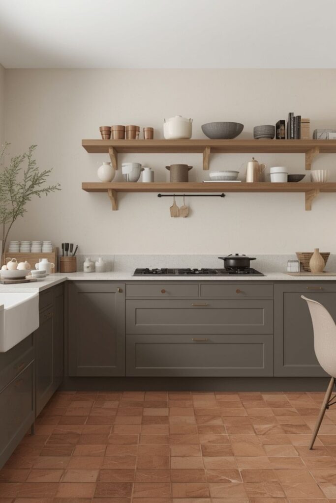Terracotta Floor Tile Kitchen Ideas Inspired by Pinterest Trends