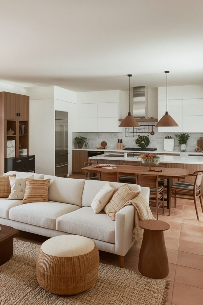 Terracotta in Modern Open Kitchens