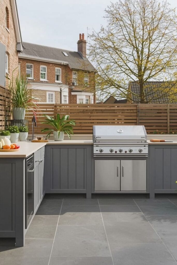 Waterproof Outdoor Kitchen Units UK