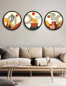 Add round or organic-shaped art