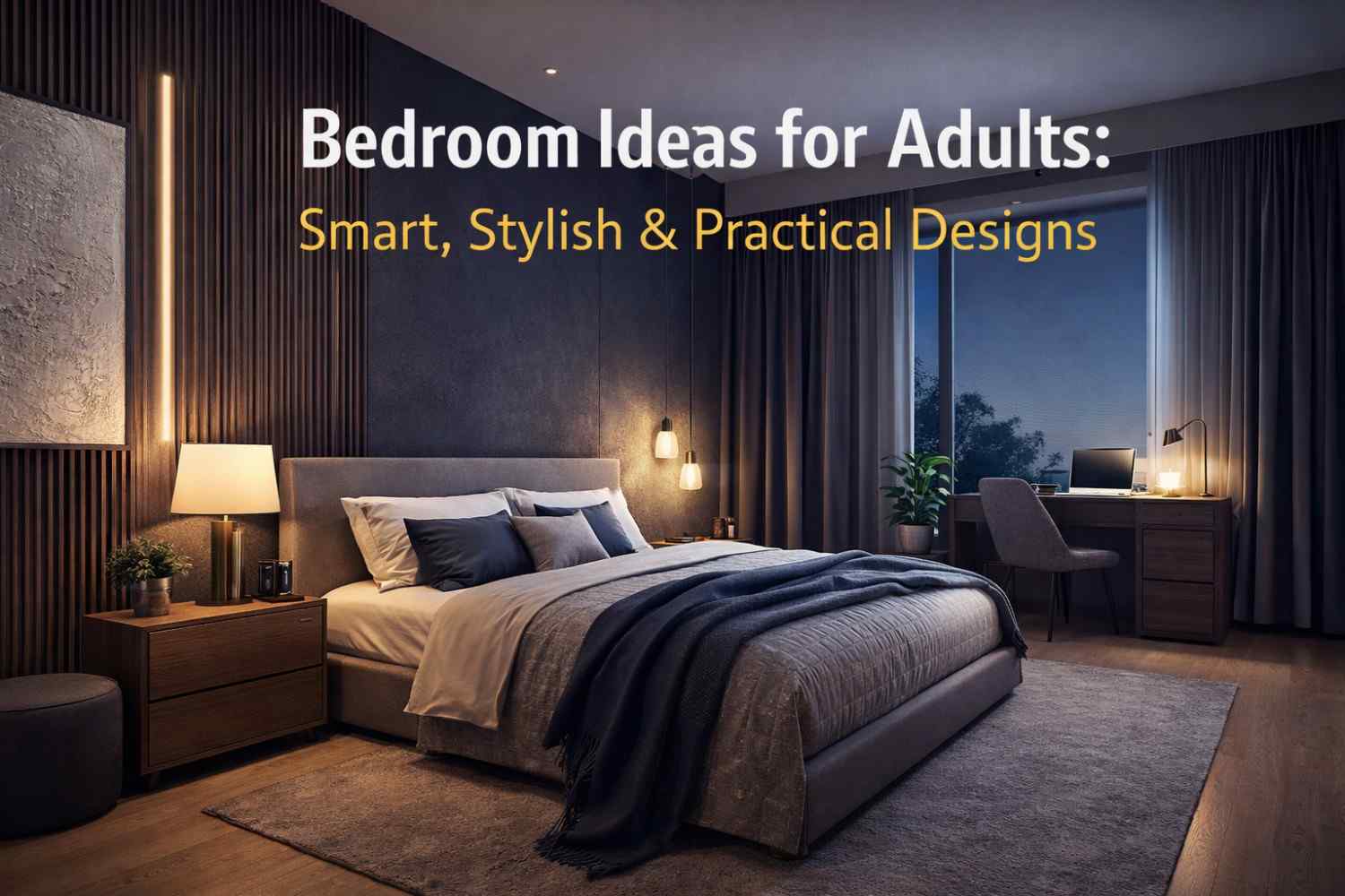Bedroom Ideas for Adults: Smart, Stylish & Practical Designs