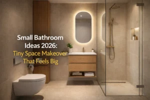 Small Bathroom Ideas 2026: Tiny Space Makeover That Feels Big